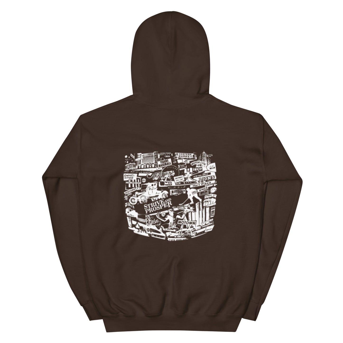 MOTOR CITY HOODIE (BROWN)