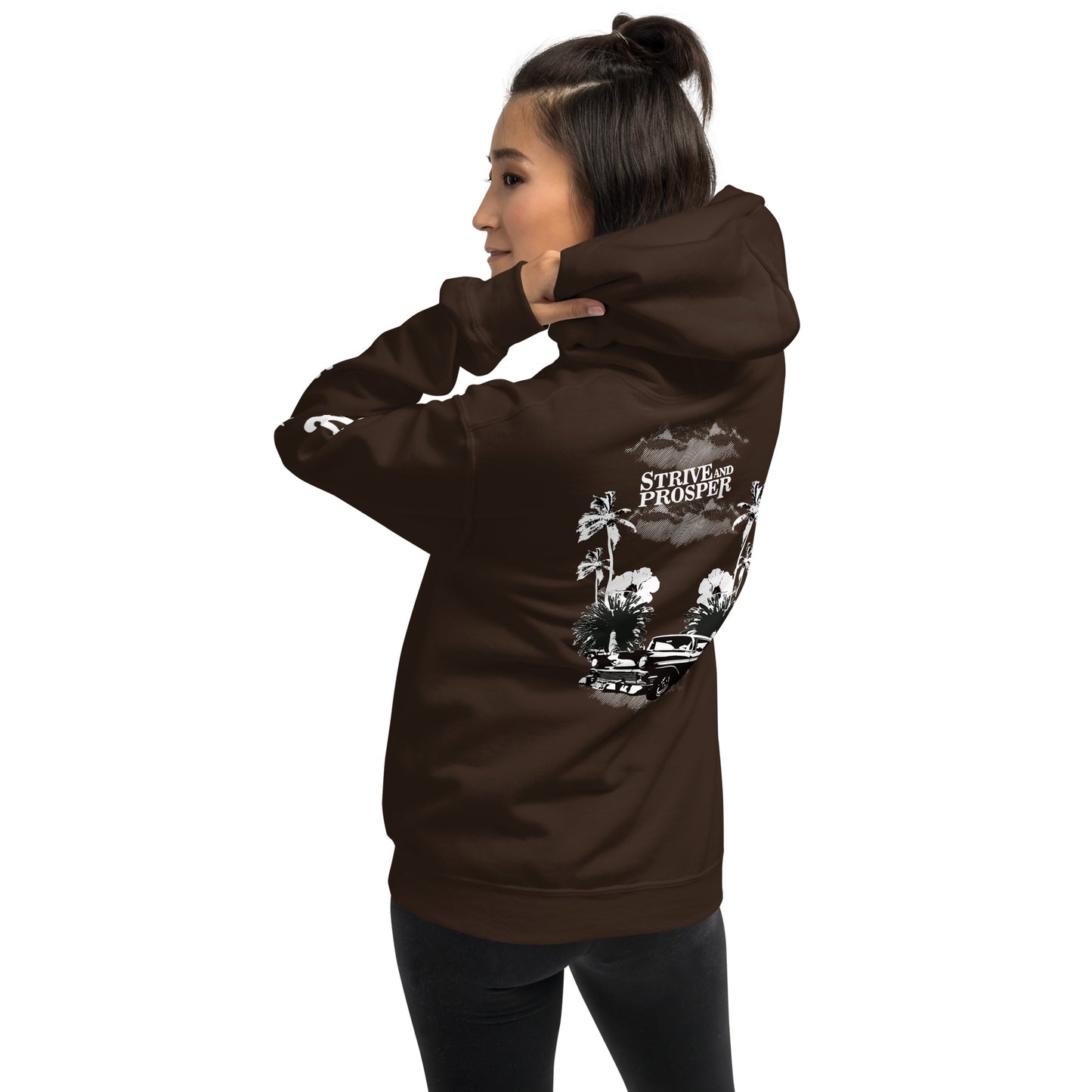 TO LIVE & DIE IN L.A. HOODIE (BROWN)