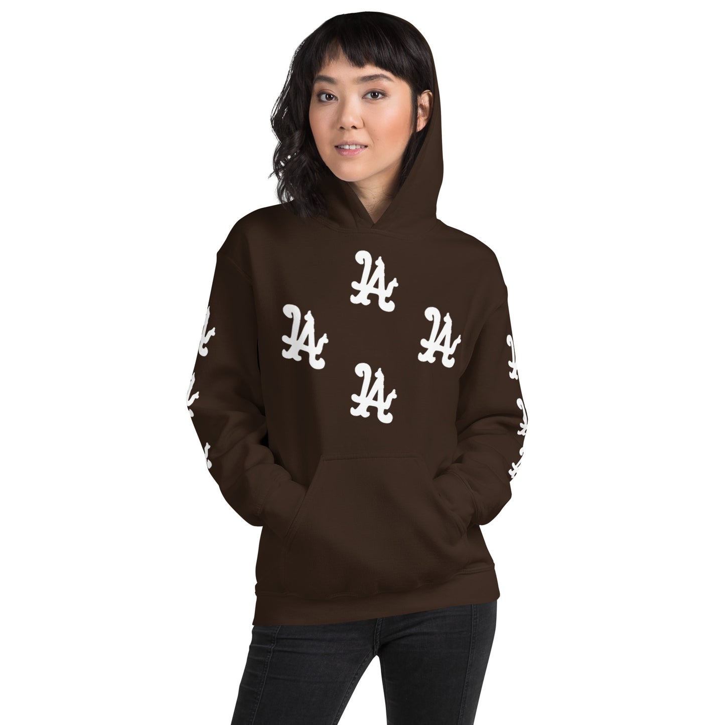 TO LIVE & DIE IN L.A. HOODIE (BROWN)