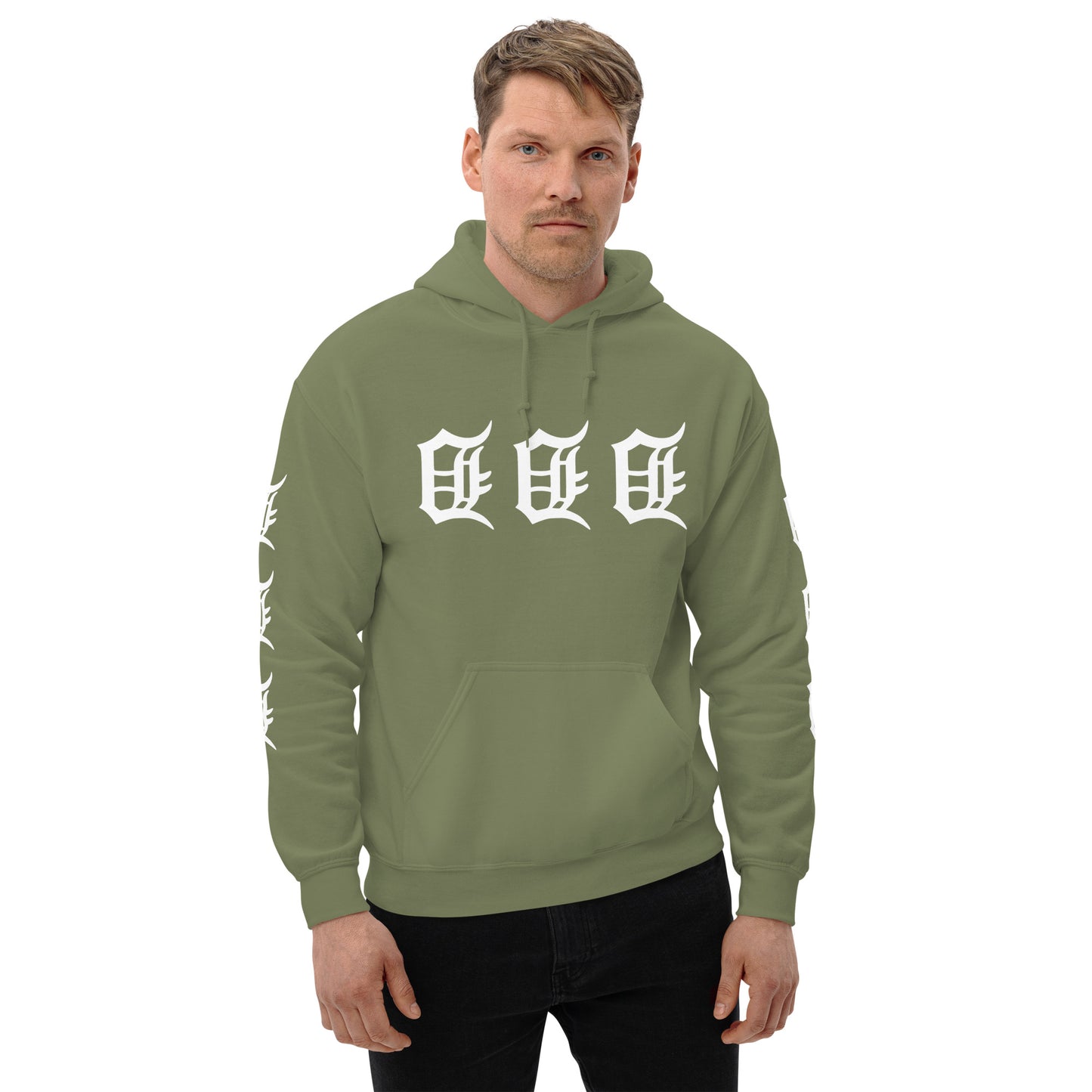 MOTOR CITY HOODIE GREEN (BIG & TALL)