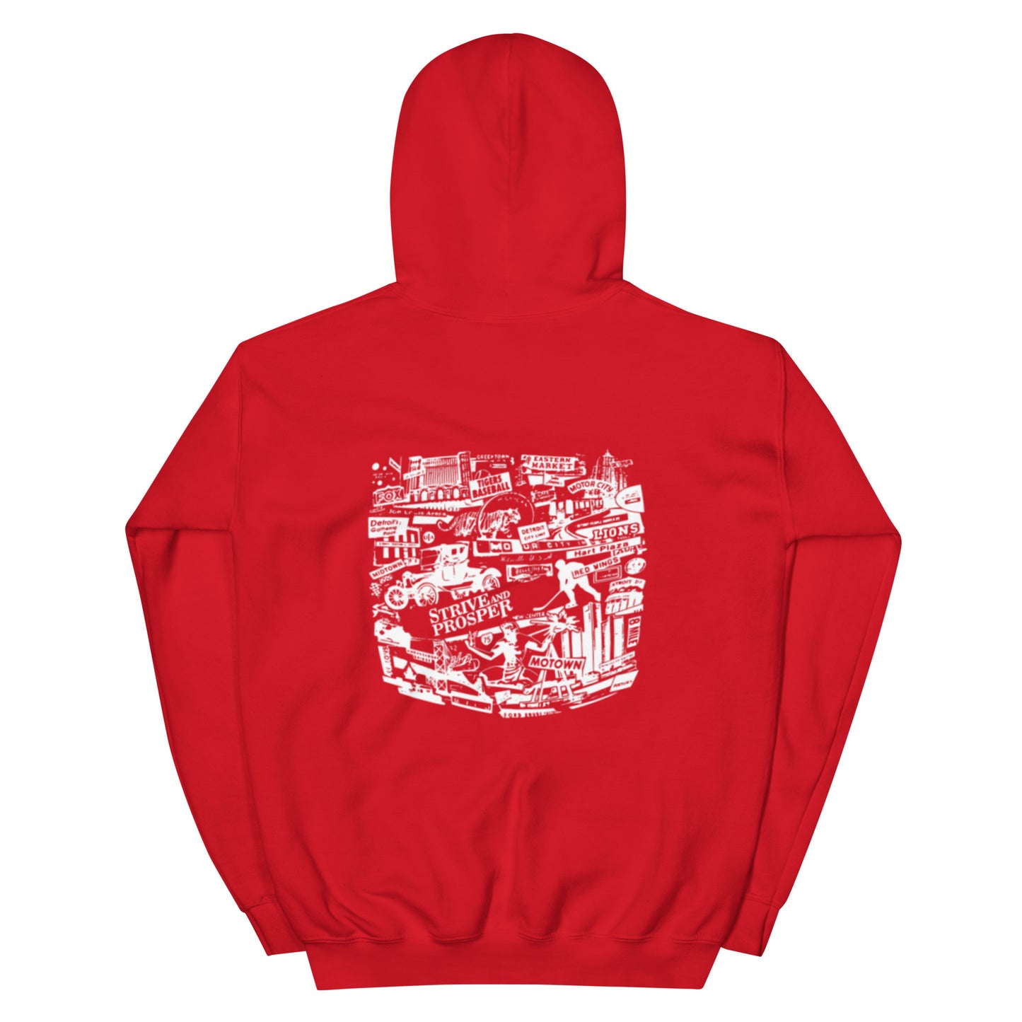 MOTOR CITY HOODIE (RED)