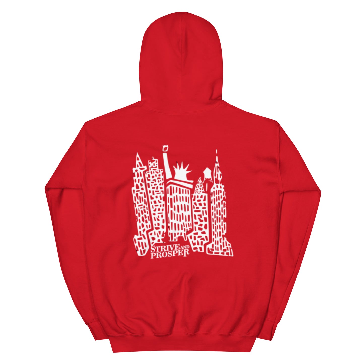 N.Y. STATE OF MIND HOODIE (RED)