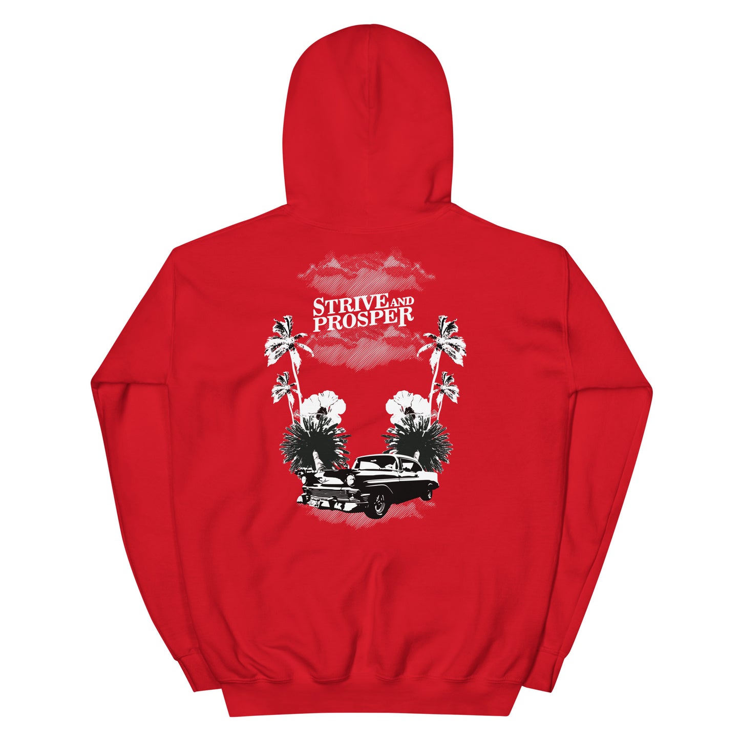 TO LIVE & DIE IN L.A. HOODIE (RED)