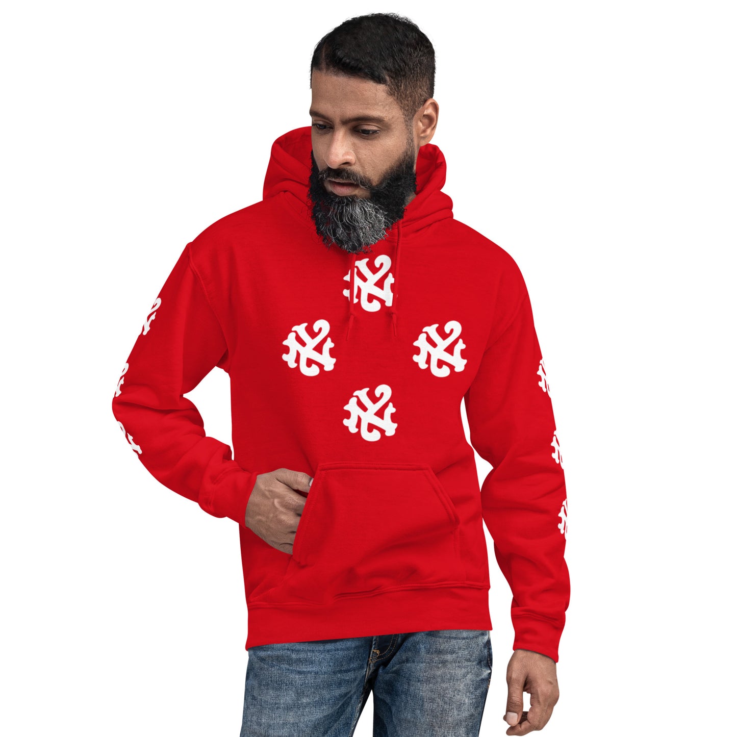 N.Y. STATE OF MIND HOODIE (RED)