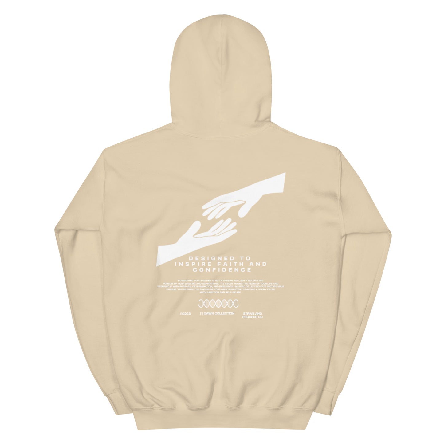 “OG” HOODIE (TAN/BLACK)