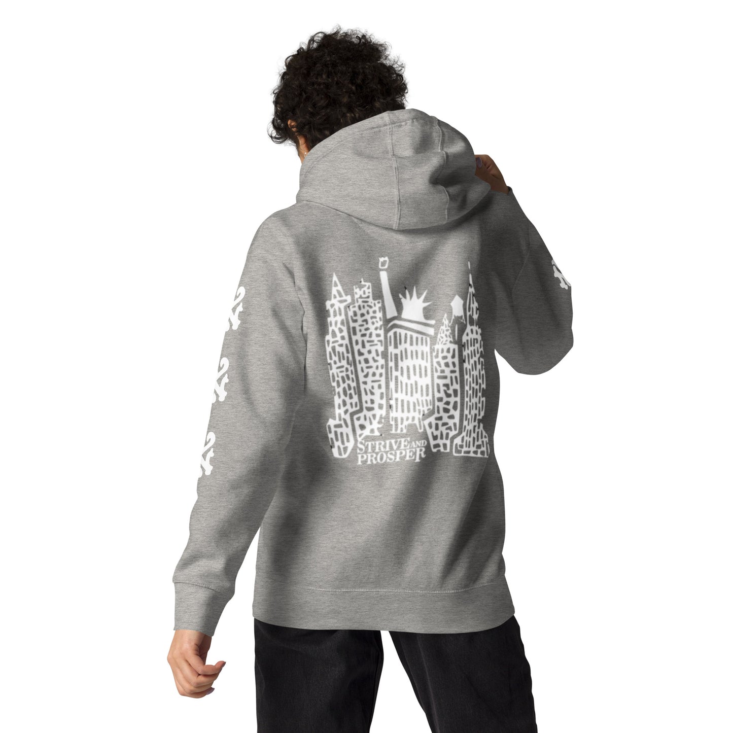 N.Y. STATE OF MIND HOODIE (GREY)