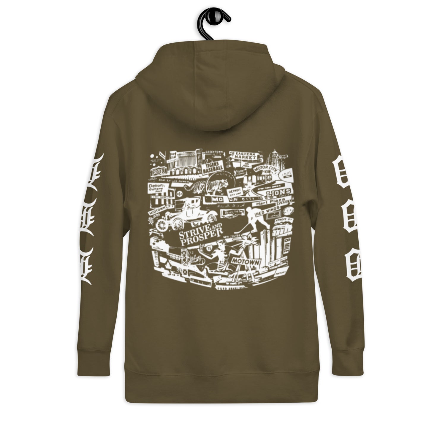 MOTOR CITY HOODIE (GREEN)