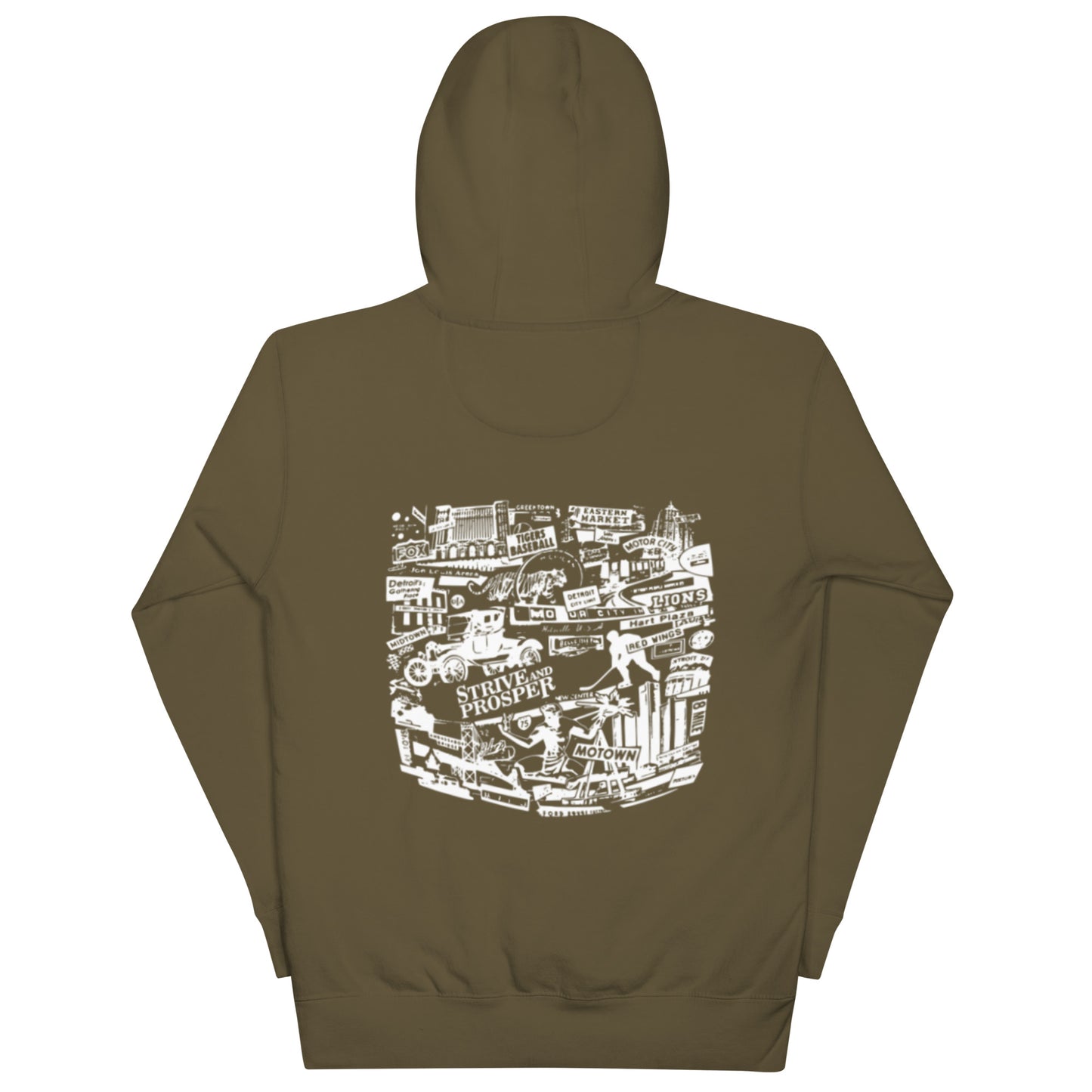 MOTOR CITY HOODIE (GREEN)