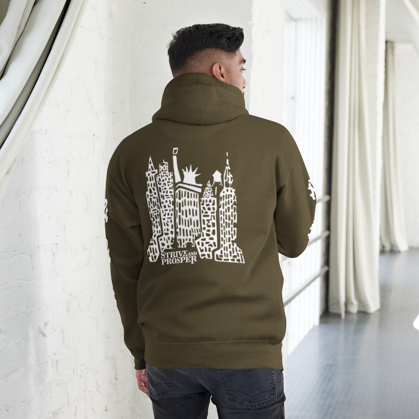 N.Y. STATE OF MIND HOODIE (GREEN)