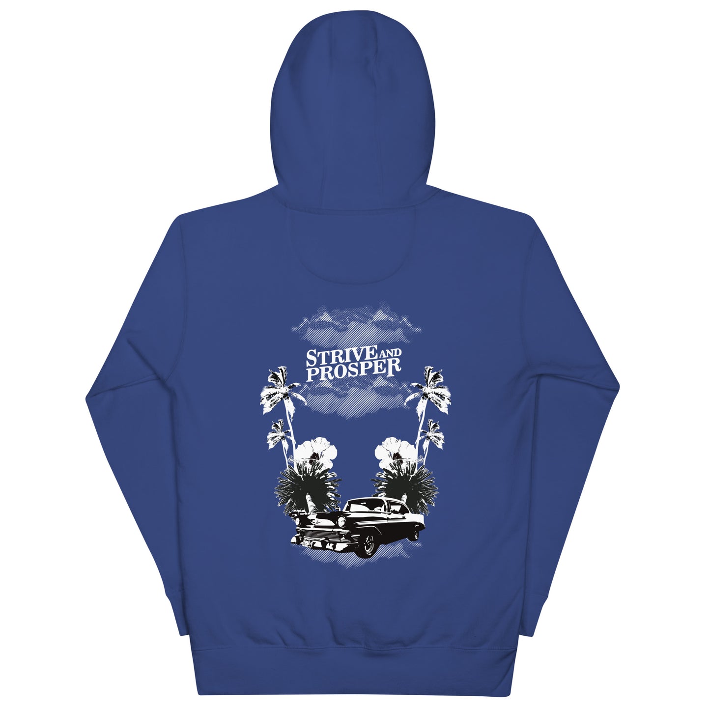 TO LIVE & DIE IN L.A. HOODIE (BLUE)