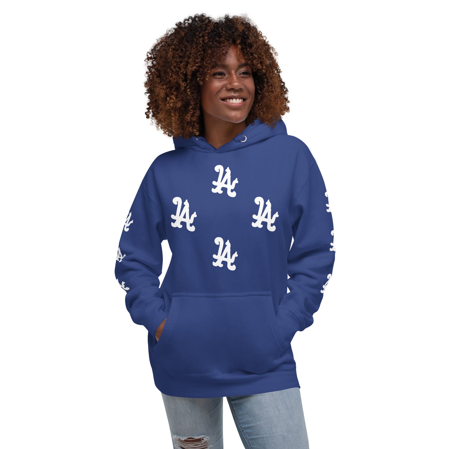 TO LIVE & DIE IN L.A. HOODIE (BLUE)